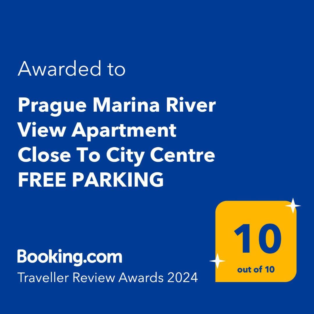 Prague Marina River View Apartment Close To City Centre Free Parking Exterior foto